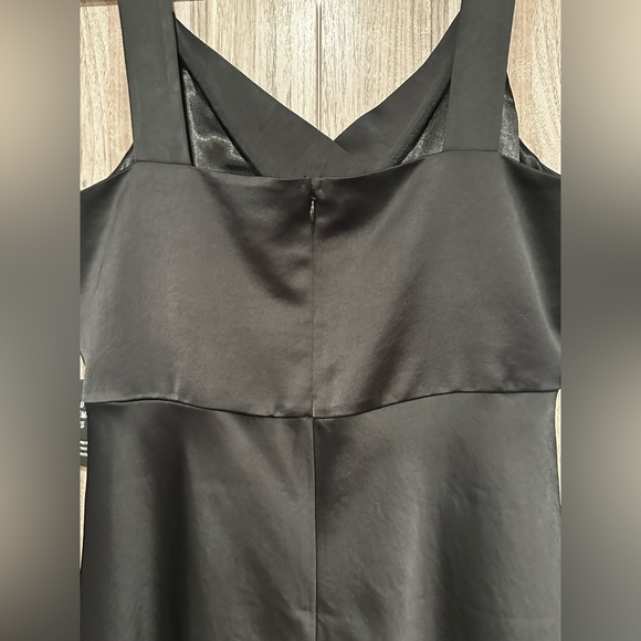 NWT Satin V neck Midi Slip Dress - Picture 8 of 8
